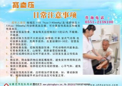 守護(hù)健康防線，認(rèn)識(shí)高血壓的預(yù)防與管理——高血壓健康知識(shí)展板與咨詢服務(wù)指南